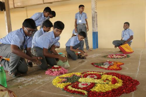 FLOWER CARPET AND MASK MAKING (1)