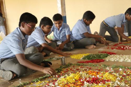 FLOWER CARPET AND MASK MAKING (11)