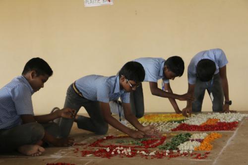 FLOWER CARPET AND MASK MAKING (12)