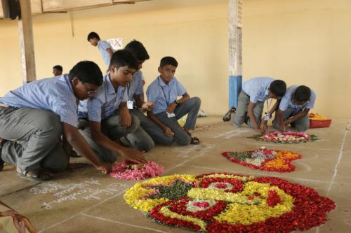 FLOWER CARPET AND MASK MAKING (2)
