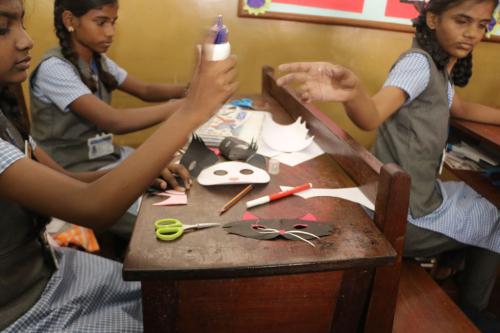 FLOWER CARPET AND MASK MAKING (23)
