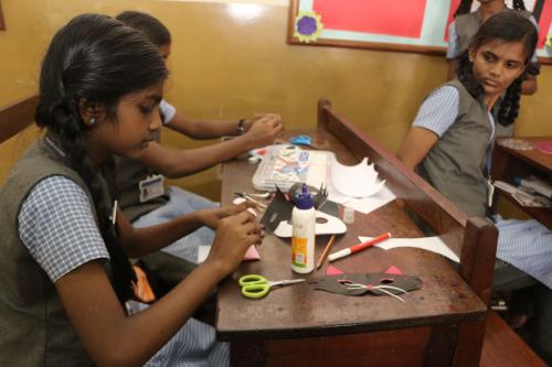 FLOWER CARPET AND MASK MAKING (24)