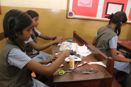 FLOWER CARPET AND MASK MAKING (25)