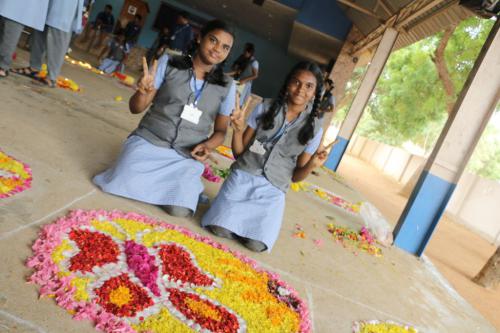 FLOWER CARPET AND MASK MAKING (41)