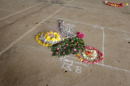 FLOWER CARPET AND MASK MAKING (42)