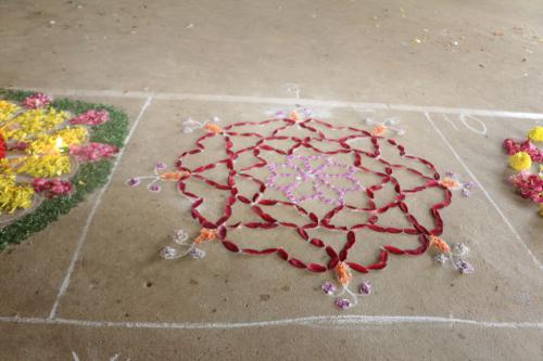 FLOWER CARPET AND MASK MAKING (46)