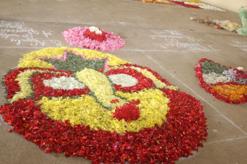 FLOWER CARPET AND MASK MAKING (47)