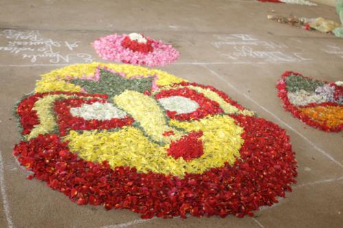 FLOWER CARPET AND MASK MAKING (48)
