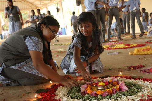FLOWER CARPET AND MASK MAKING (6)
