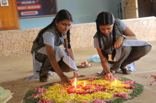 FLOWER CARPET AND MASK MAKING (7)