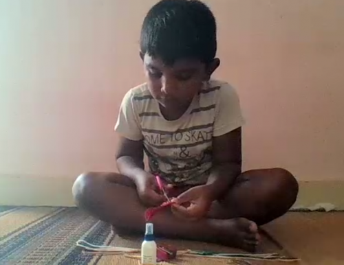 RAKHI MAKING COMPETITION 